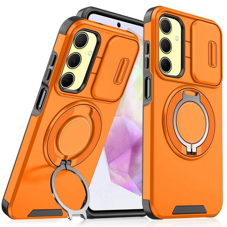 Custodia per telefono con supporto ad anello scorrevole Camshield, For Samsung Galaxy A55 5G, For Samsung Galaxy A35 5G, For Samsung Galaxy A15, For Samsung Galaxy A25 5G Global