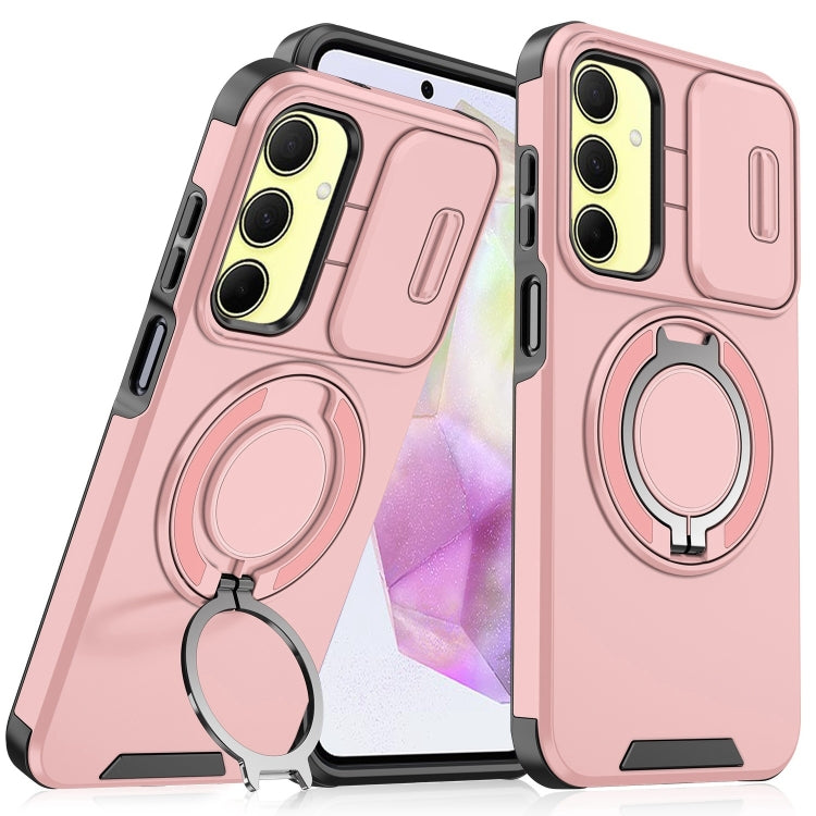 Custodia per telefono con supporto ad anello scorrevole Camshield, For Samsung Galaxy A55 5G, For Samsung Galaxy A35 5G, For Samsung Galaxy A15, For Samsung Galaxy A25 5G Global