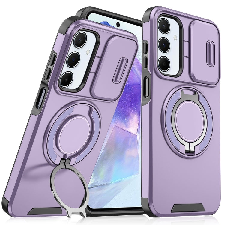 Custodia per telefono con supporto ad anello scorrevole Camshield, For Samsung Galaxy A55 5G, For Samsung Galaxy A35 5G, For Samsung Galaxy A15, For Samsung Galaxy A25 5G Global