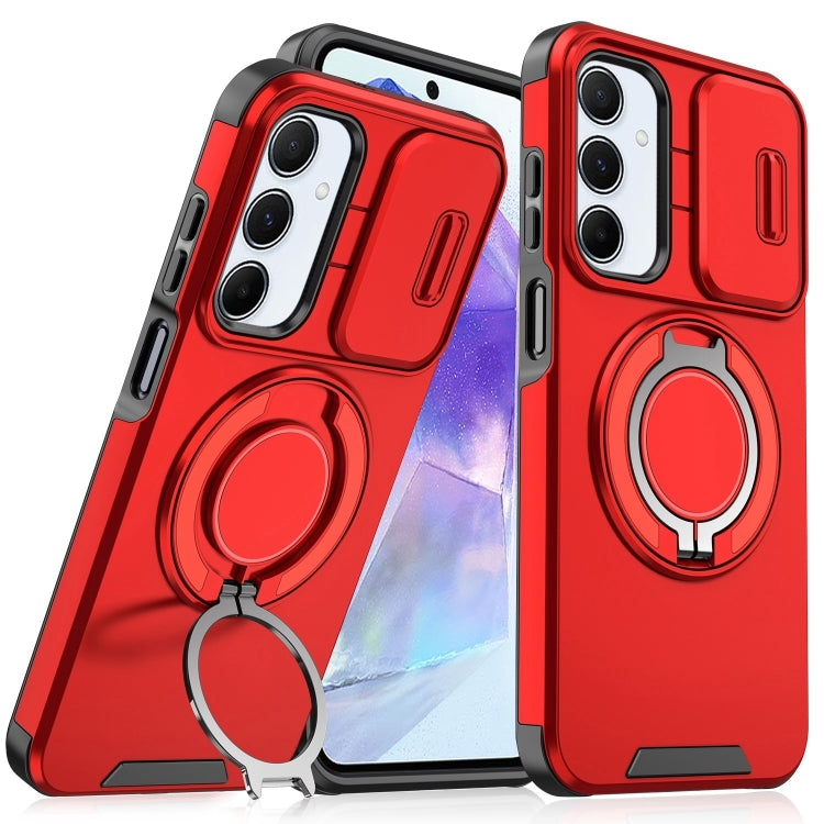 Custodia per telefono con supporto ad anello scorrevole Camshield, For Samsung Galaxy A55 5G, For Samsung Galaxy A35 5G, For Samsung Galaxy A15, For Samsung Galaxy A25 5G Global