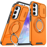 Custodia per telefono con supporto ad anello scorrevole Camshield, For Samsung Galaxy A55 5G, For Samsung Galaxy A35 5G, For Samsung Galaxy A15, For Samsung Galaxy A25 5G Global