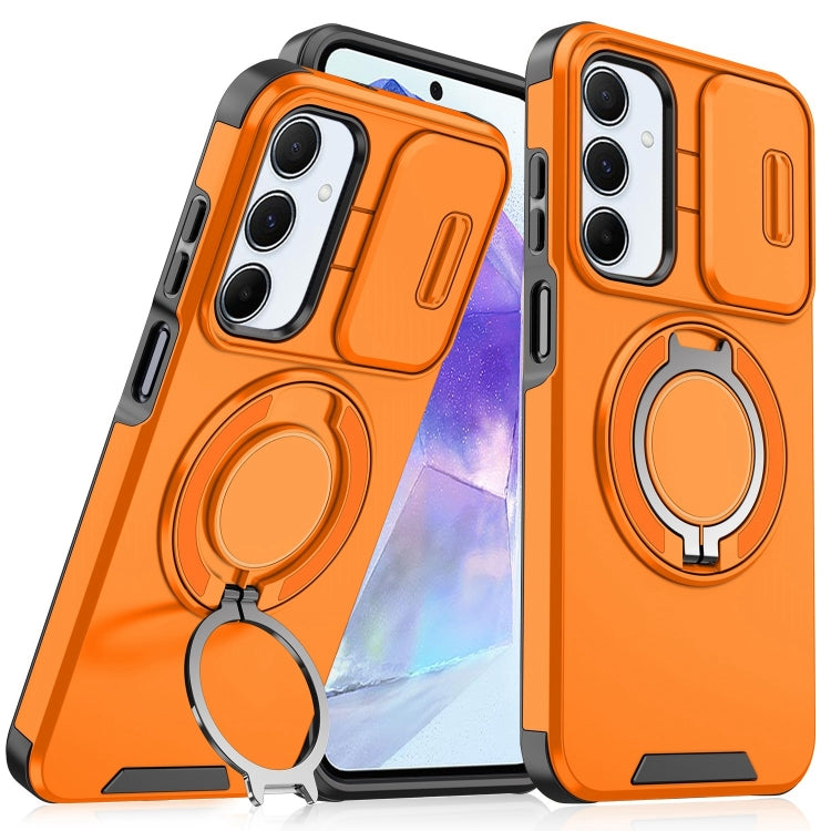 Custodia per telefono con supporto ad anello scorrevole Camshield, For Samsung Galaxy A55 5G, For Samsung Galaxy A35 5G, For Samsung Galaxy A15, For Samsung Galaxy A25 5G Global