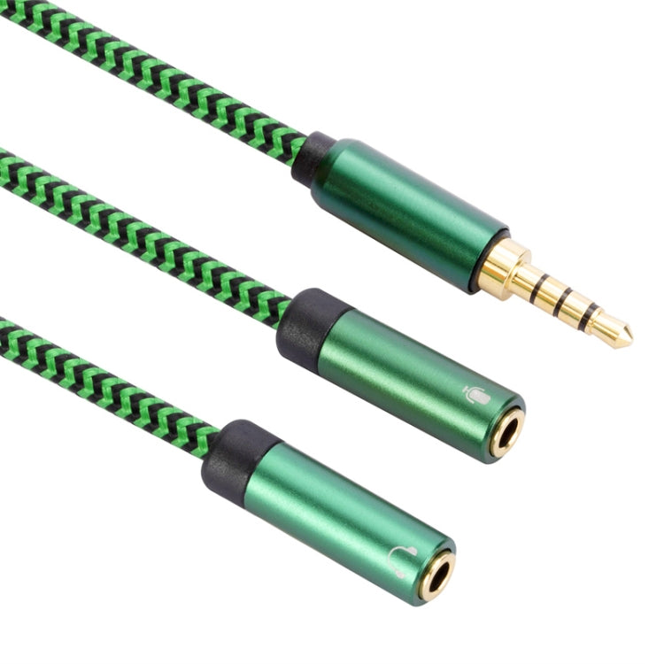 Cavo adattatore audio 2 in 1 da maschio a doppio cavo audio da 3,5 mm + microfono da 3,5 mm, 0.5m, 1m, 2m, 3m