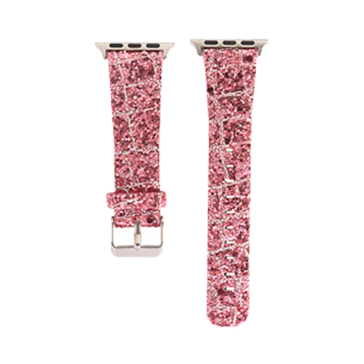 Cinturino pelle glitter per Apple Watch 38-44mm