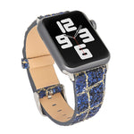 Cinturino pelle glitter per Apple Watch 38-44mm