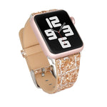 Cinturino pelle glitter per Apple Watch 38-44mm