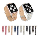 Cinturino pelle glitter per Apple Watch 38-44mm