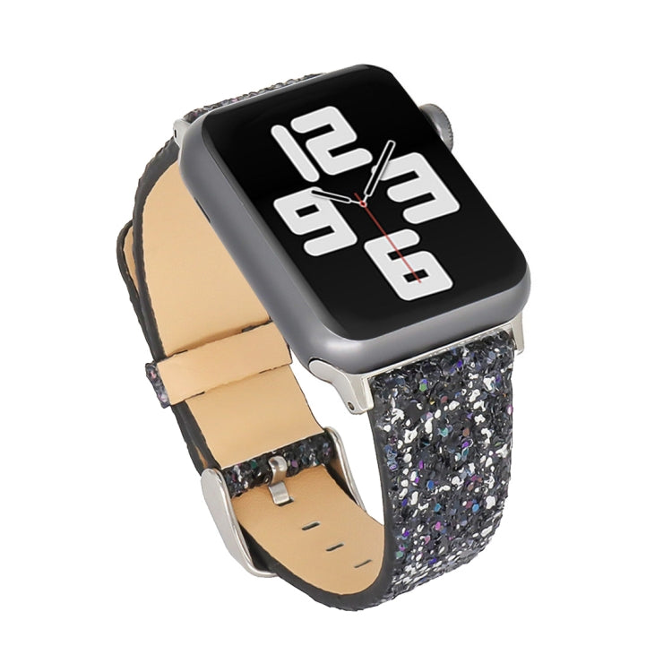 Cinturino pelle glitter per Apple Watch 38-44mm