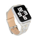 Cinturino pelle glitter per Apple Watch 38-44mm