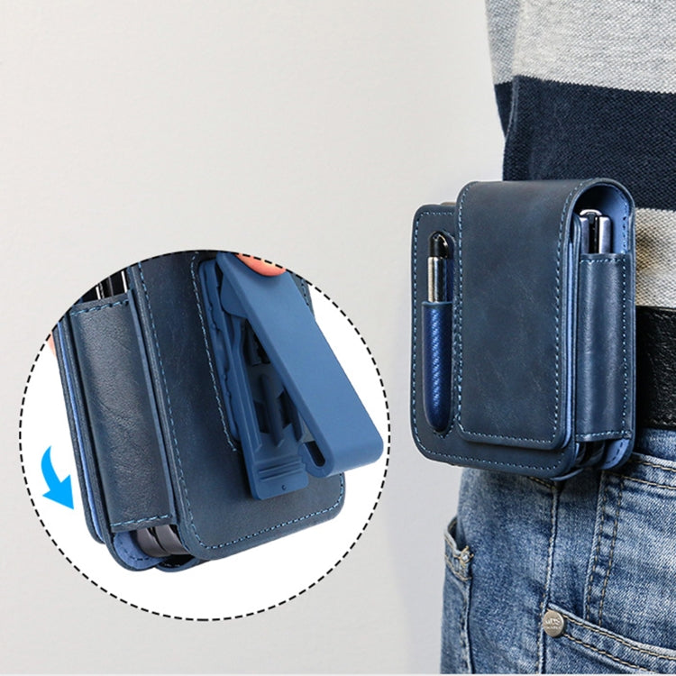 Borsa per telefono antiurto in PU serie VIETAO Retro Thinking, senza penna, For Samsung Galaxy Z Flip 3 / 4 / 5 / 6, For Samsung Galaxy Z Fold 3 / 4 / 5 / 6