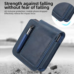 Borsa per telefono antiurto in PU serie VIETAO Retro Thinking, senza penna, For Samsung Galaxy Z Flip 3 / 4 / 5 / 6, For Samsung Galaxy Z Fold 3 / 4 / 5 / 6