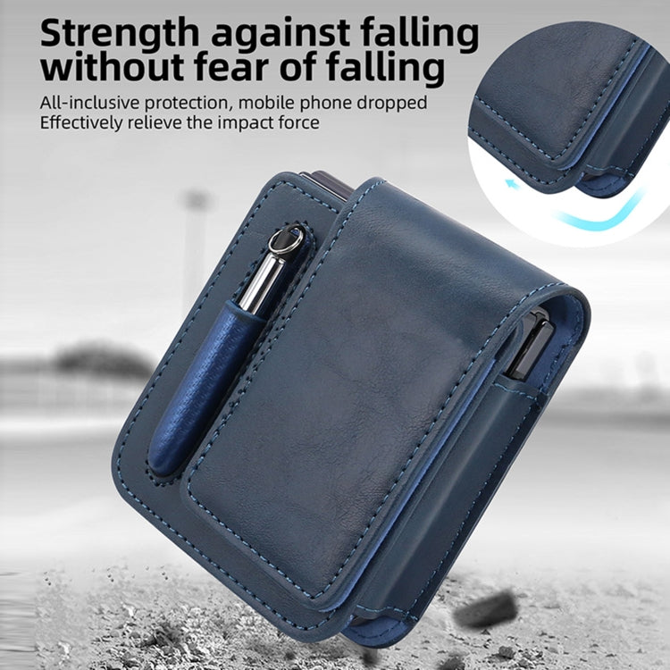 Borsa per telefono antiurto in PU serie VIETAO Retro Thinking, senza penna, For Samsung Galaxy Z Flip 3 / 4 / 5 / 6, For Samsung Galaxy Z Fold 3 / 4 / 5 / 6