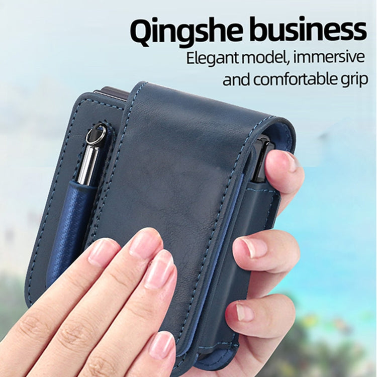 Borsa per telefono antiurto in PU serie VIETAO Retro Thinking, senza penna, For Samsung Galaxy Z Flip 3 / 4 / 5 / 6, For Samsung Galaxy Z Fold 3 / 4 / 5 / 6