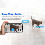 ESCAM QF011 Telecamera robot per animali domestici 2MP