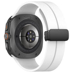 Cinturino per orologio in silicone con fibbia pieghevole magnetica, For Samsung Galaxy Watch Ultra 47mm / Ultra 2025