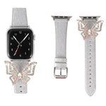 Cinturino glitter con fiocco per Apple Watch 38-44mm
