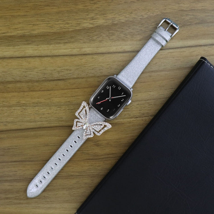 Cinturino glitter con fiocco per Apple Watch 38-44mm