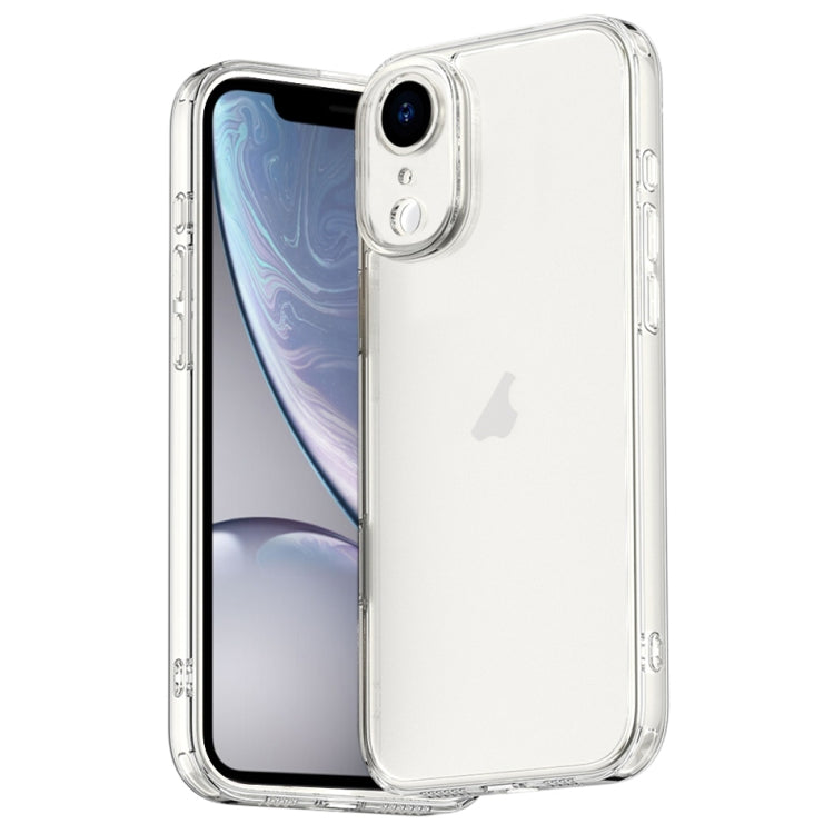 Custodia vetro trasparente con airbag per iPhone XS Max