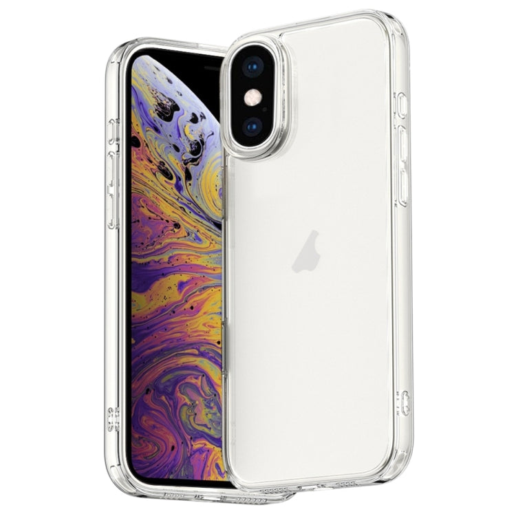 Custodia vetro trasparente con airbag per iPhone XS Max