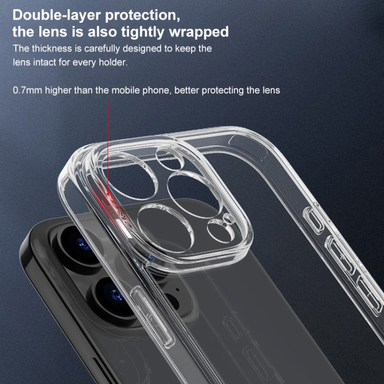 Custodia vetro trasparente con airbag per iPhone XS Max