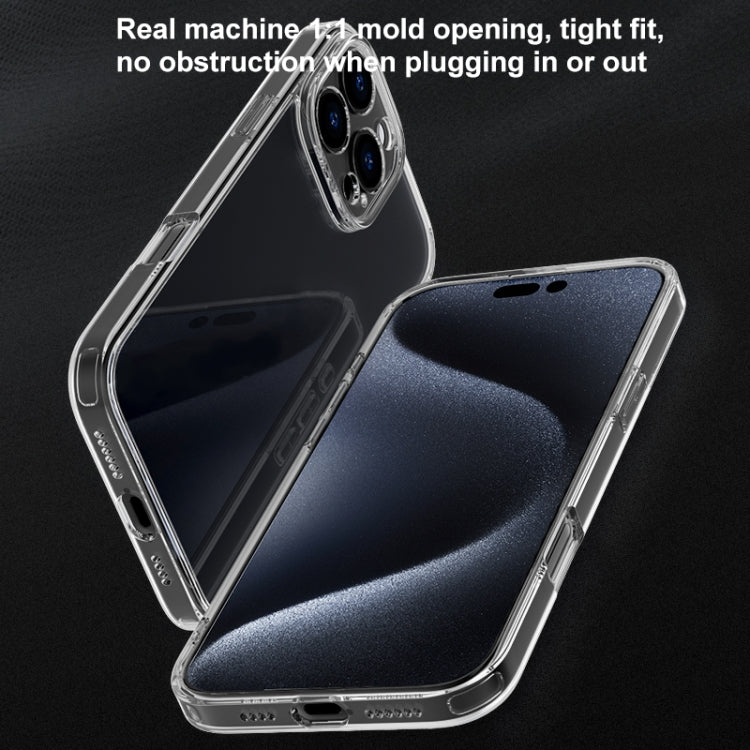 Custodia vetro trasparente con airbag per iPhone XS Max