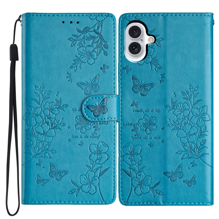 Custodia per cellulare in pelle con farfalle e fiori, For iPhone 16 Pro, For iPhone 16 Plus, For iPhone 16, For iPhone 15 Pro Max