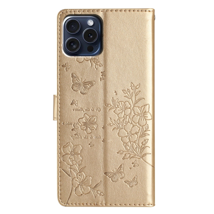 Custodia per cellulare in pelle con farfalle e fiori, For iPhone 15 Pro, For iPhone 15 Plus, For iPhone 15, For iPhone 14 Plus
