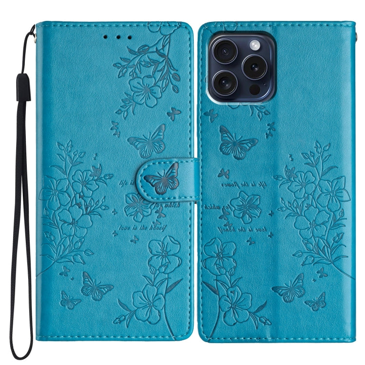 Custodia per cellulare in pelle con farfalle e fiori, For iPhone 15 Pro, For iPhone 15 Plus, For iPhone 15, For iPhone 14 Plus