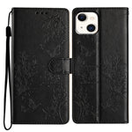 Custodia per cellulare in pelle con farfalle e fiori, For iPhone 15 Pro, For iPhone 15 Plus, For iPhone 15, For iPhone 14 Plus