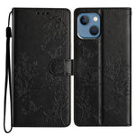 Custodia per cellulare in pelle con farfalle e fiori, For iPhone 15 Pro, For iPhone 15 Plus, For iPhone 15, For iPhone 14 Plus