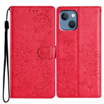 Custodia per cellulare in pelle con farfalle e fiori, For iPhone 14, For iPhone 14 Pro, For iPhone 14 Pro Max, For iPhone SE 2022 / SE 2020
