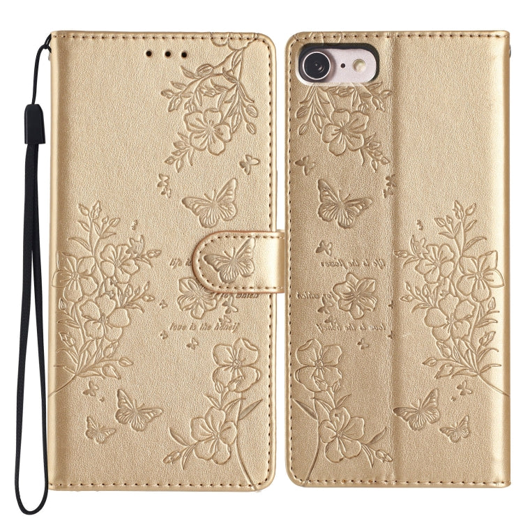 Custodia per cellulare in pelle con farfalle e fiori, For iPhone 14, For iPhone 14 Pro, For iPhone 14 Pro Max, For iPhone SE 2022 / SE 2020