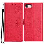 Custodia per cellulare in pelle con farfalle e fiori, For iPhone 14, For iPhone 14 Pro, For iPhone 14 Pro Max, For iPhone SE 2022 / SE 2020