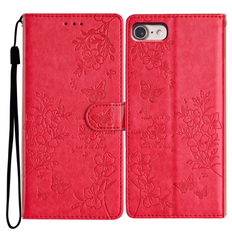 Custodia per cellulare in pelle con farfalle e fiori, For iPhone 14, For iPhone 14 Pro, For iPhone 14 Pro Max, For iPhone SE 2022 / SE 2020