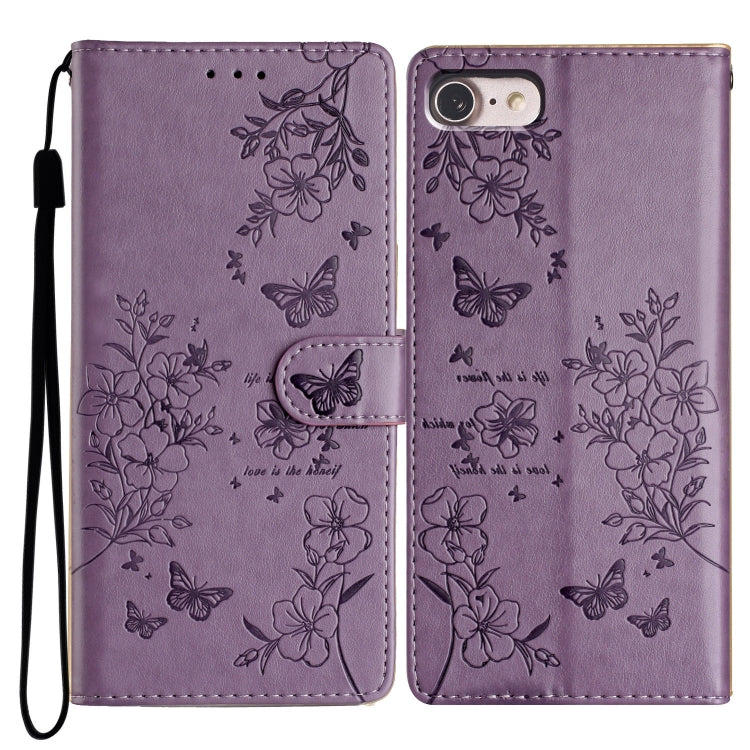 Custodia per cellulare in pelle con farfalle e fiori, For iPhone 14, For iPhone 14 Pro, For iPhone 14 Pro Max, For iPhone SE 2022 / SE 2020