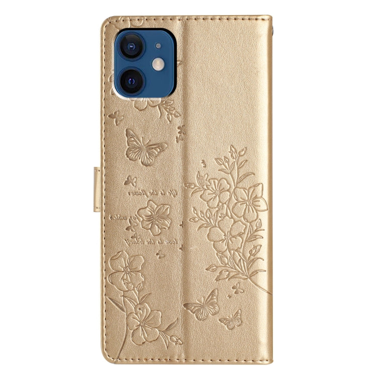 Custodia per cellulare in pelle con farfalle e fiori, For iPhone 12 / 12 Pro, For iPhone 12 Pro Max, For iPhone 12 mini, For iPhone 11 Pro Max