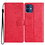 Custodia per cellulare in pelle con farfalle e fiori, For iPhone 12 / 12 Pro, For iPhone 12 Pro Max, For iPhone 12 mini, For iPhone 11 Pro Max