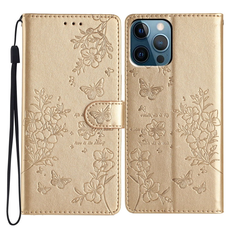 Custodia per cellulare in pelle con farfalle e fiori, For iPhone 12 / 12 Pro, For iPhone 12 Pro Max, For iPhone 12 mini, For iPhone 11 Pro Max