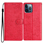 Custodia per cellulare in pelle con farfalle e fiori, For iPhone 12 / 12 Pro, For iPhone 12 Pro Max, For iPhone 12 mini, For iPhone 11 Pro Max