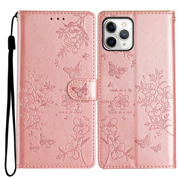 Custodia per cellulare in pelle con farfalle e fiori, For iPhone 12 / 12 Pro, For iPhone 12 Pro Max, For iPhone 12 mini, For iPhone 11 Pro Max