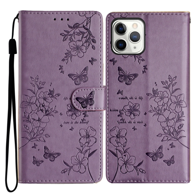 Custodia per cellulare in pelle con farfalle e fiori, For iPhone 12 / 12 Pro, For iPhone 12 Pro Max, For iPhone 12 mini, For iPhone 11 Pro Max