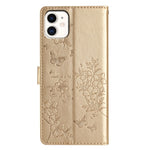 Custodia per cellulare in pelle con farfalle e fiori, For iPhone 11, For iPhone 11 Pro, For iPhone XS / X, For iPhone XR