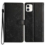 Custodia per cellulare in pelle con farfalle e fiori, For iPhone 11, For iPhone 11 Pro, For iPhone XS / X, For iPhone XR