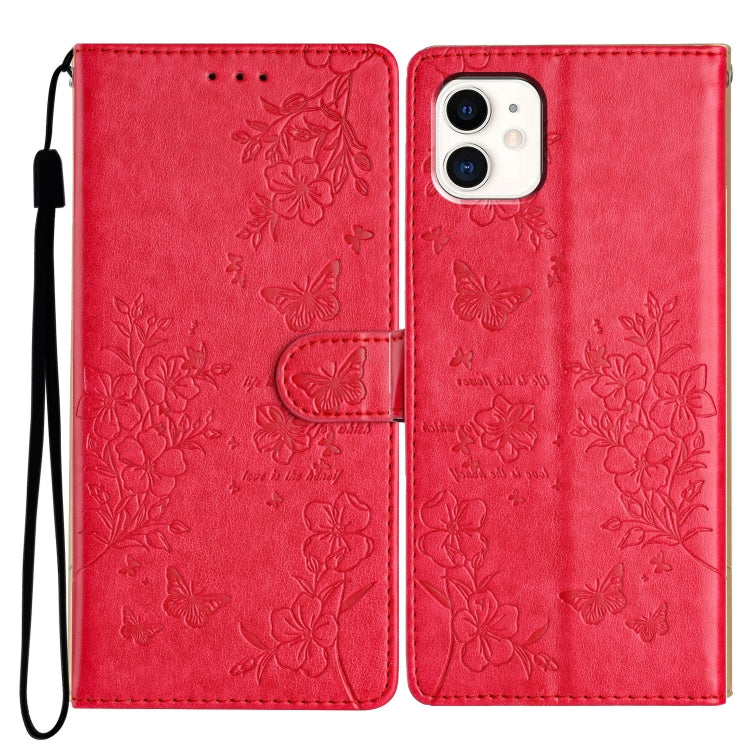 Custodia per cellulare in pelle con farfalle e fiori, For iPhone 11, For iPhone 11 Pro, For iPhone XS / X, For iPhone XR