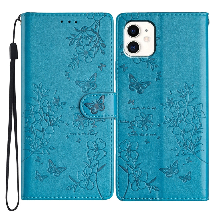Custodia per cellulare in pelle con farfalle e fiori, For iPhone 11, For iPhone 11 Pro, For iPhone XS / X, For iPhone XR