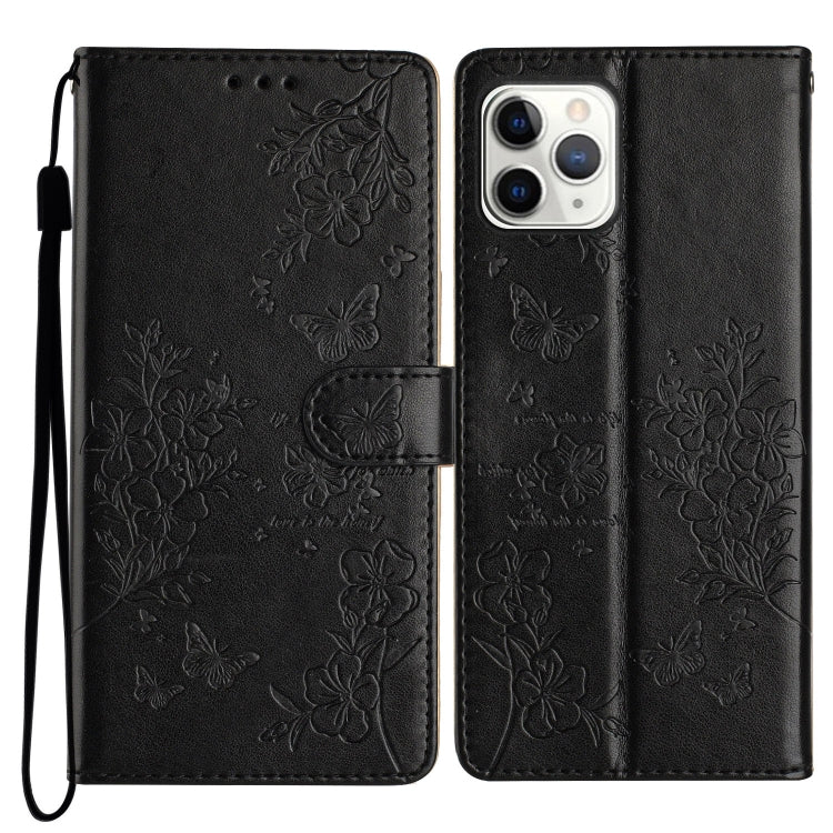 Custodia per cellulare in pelle con farfalle e fiori, For iPhone 11, For iPhone 11 Pro, For iPhone XS / X, For iPhone XR