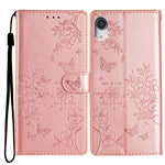 Custodia per cellulare in pelle con farfalle e fiori, For iPhone 11, For iPhone 11 Pro, For iPhone XS / X, For iPhone XR