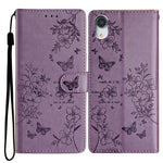 Custodia per cellulare in pelle con farfalle e fiori, For iPhone 11, For iPhone 11 Pro, For iPhone XS / X, For iPhone XR