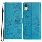 Custodia per cellulare in pelle con farfalle e fiori, For iPhone 11, For iPhone 11 Pro, For iPhone XS / X, For iPhone XR