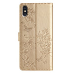 Custodia per cellulare in pelle con farfalle e fiori, For iPhone XS Max, For iPhone 8 Plus / 7 Plus